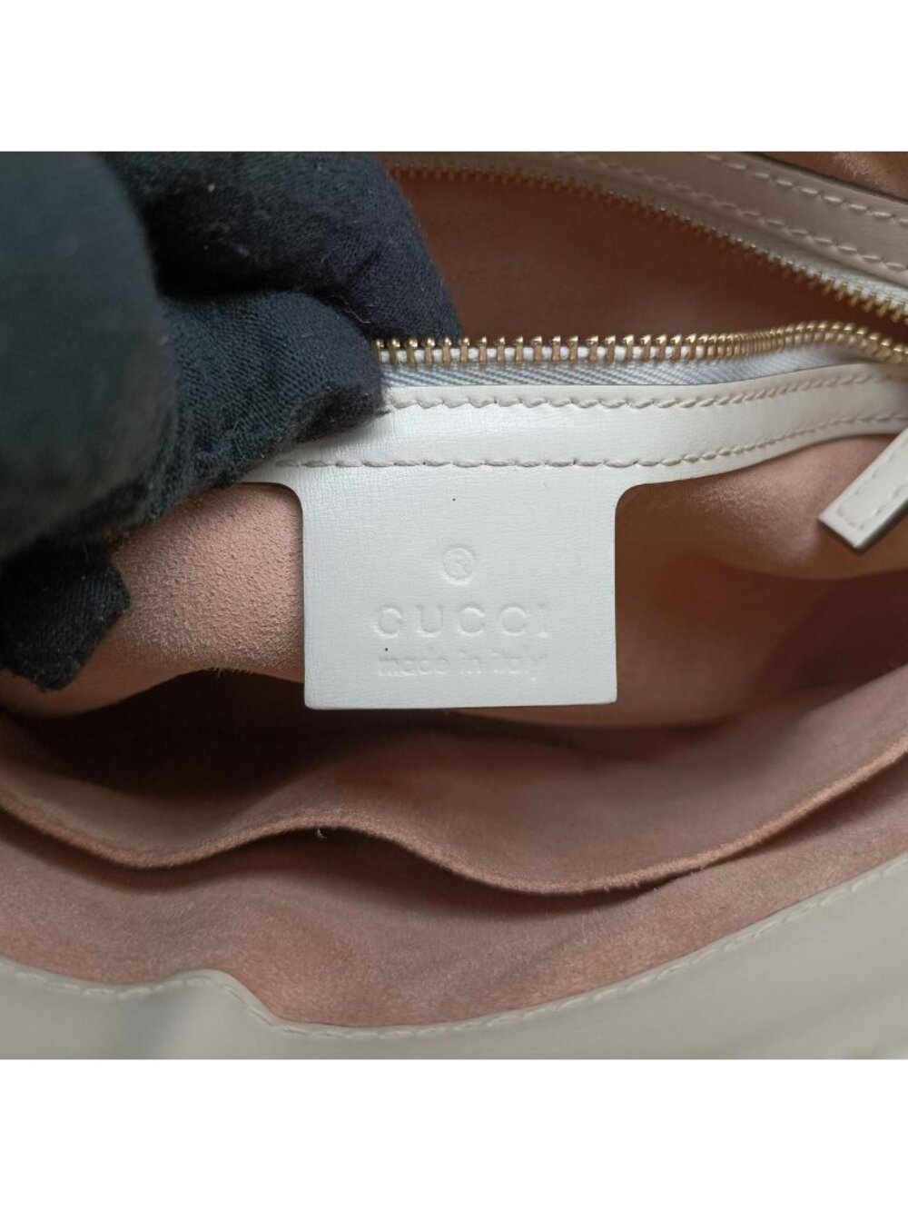 Gucci Jackie 1961 White Leather Shoulder Bag - Picture 10 of 16